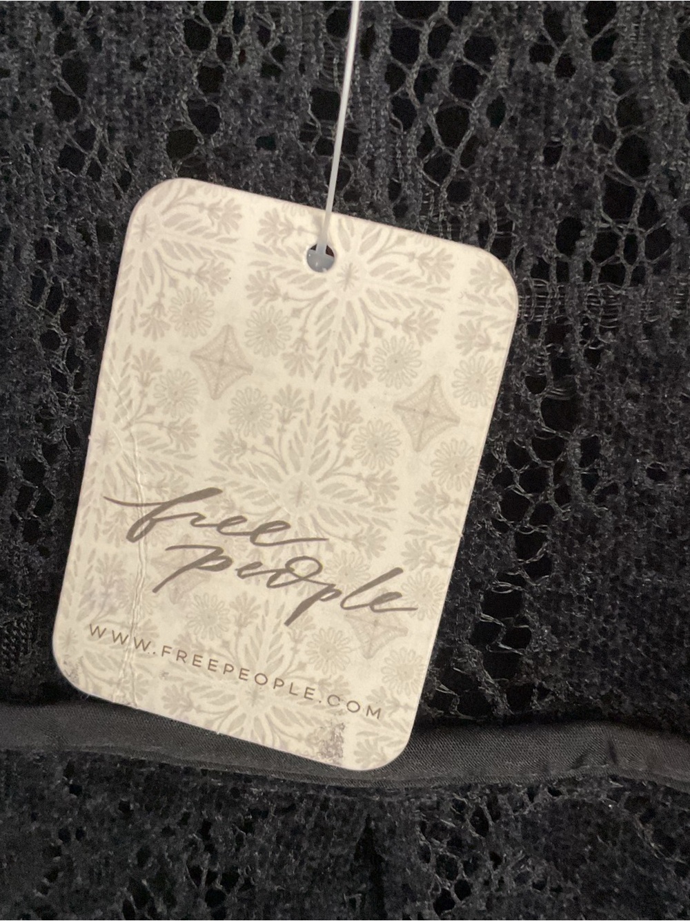 NWT Free People Button Down Lace Top - Picture 2 of 6